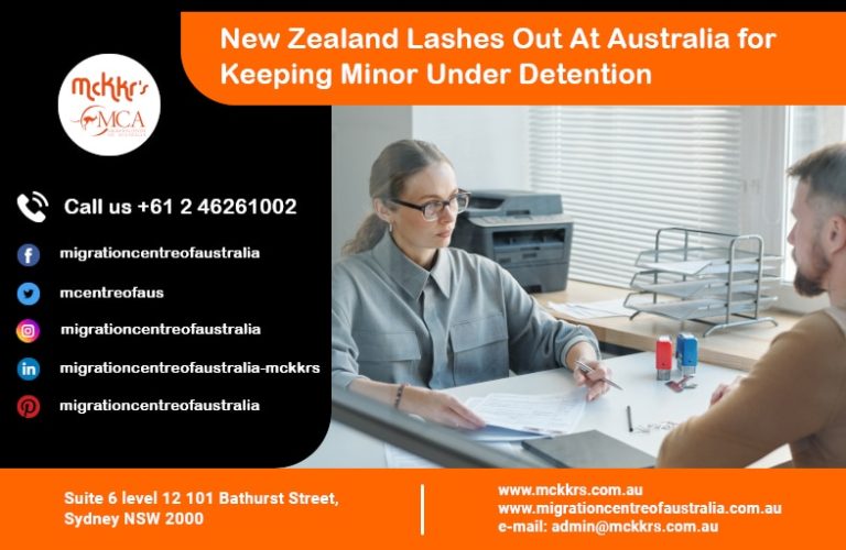 New Zealand Lashes Out At Australia for Keeping Minor Under Detention